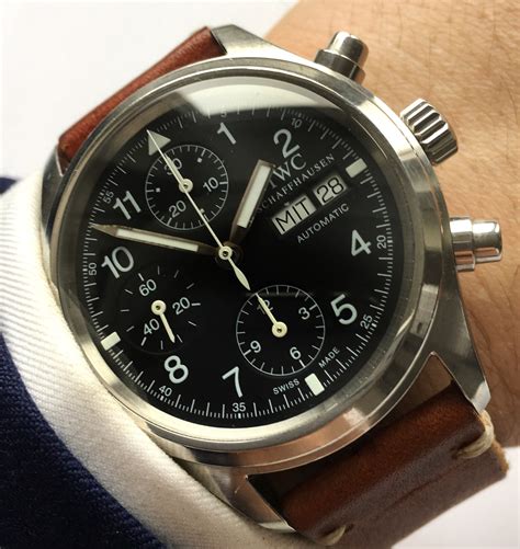 vintage IWC automatic chronograph